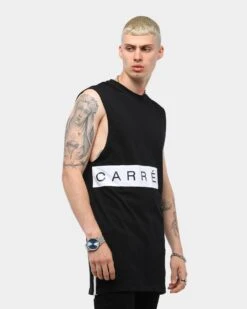 Carré Piece Muscle Black/White