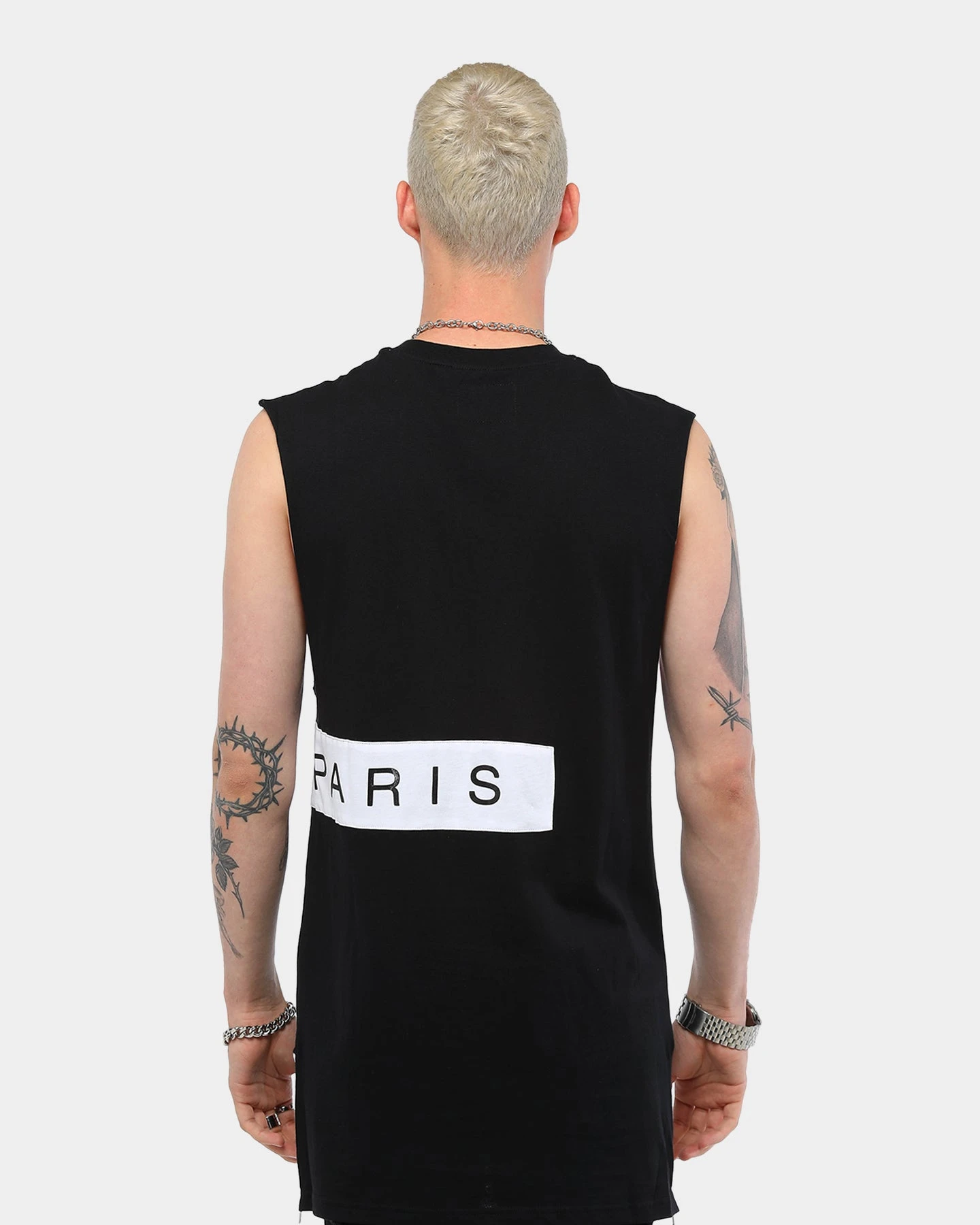 Carré Piece Muscle Black/White 5 Carré Piece Muscle Black/White - Image 3