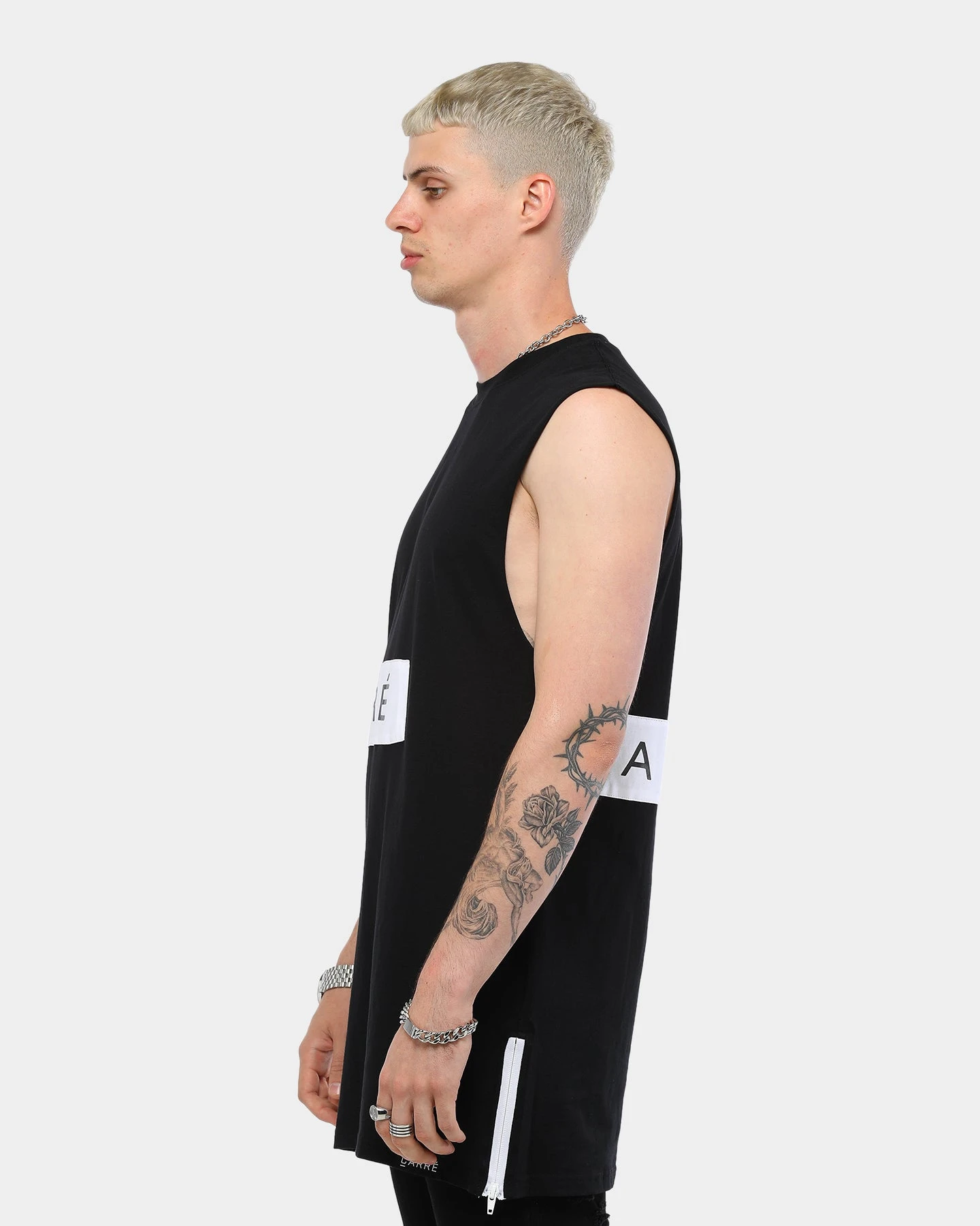 Carré Piece Muscle Black/White 7 Carré Piece Muscle Black/White - Image 5