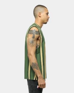 Carré Double Classique Stripe Muscle Green/Sand/Black 11 Carré Double Classique Stripe Muscle Green/Sand/Black -Champioe Style 02018675 YG903 normal 00023