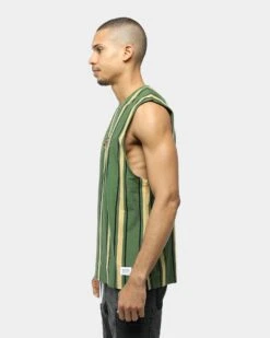 Carré Double Classique Stripe Muscle Green/Sand/Black 13 Carré Double Classique Stripe Muscle Green/Sand/Black -Champioe Style 02018675 YG903 normal 00025