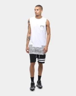 CARRÉ PAISLEY OG CAPONE MUSCLE TEE WHITE -Champioe Style 02020379 YW100 normal 00022