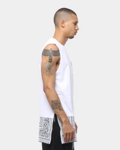 CARRÉ PAISLEY OG CAPONE MUSCLE TEE WHITE -Champioe Style 02020379 YW100 normal 00023