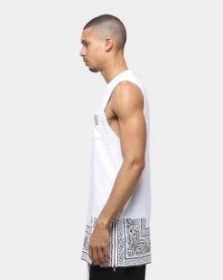 CARRÉ PAISLEY OG CAPONE MUSCLE TEE WHITE -Champioe Style 02020379 YW100 normal 00025