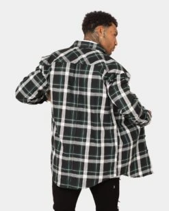Saint Morta Prima Long Sleeve Flannel Shirt Stadium Green -Champioe Style 02020574 YS327 mens 0020 7438713b 6bdc 41cf a3ca fc9d1d4c363e