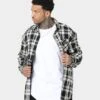 Saint Morta Prima Long Sleeve Flannel Shirt Stone/Black