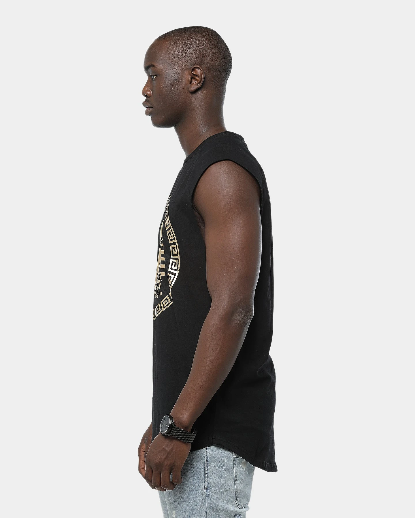 Last Kings Reign Muscle Tee Black 6 Last Kings Reign Muscle Tee Black - Image 4