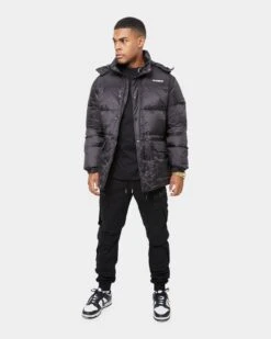 Carré Men's Roadman Puffer Jacket Black -Champioe Style 02022714 YB001 mens 0020