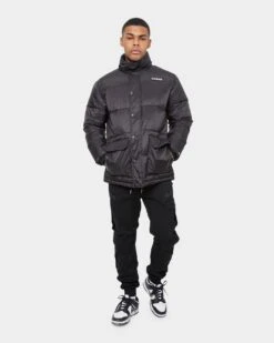 Carré Men's Roadman Puffer Jacket Black -Champioe Style 02022714 YB001 mens 0110