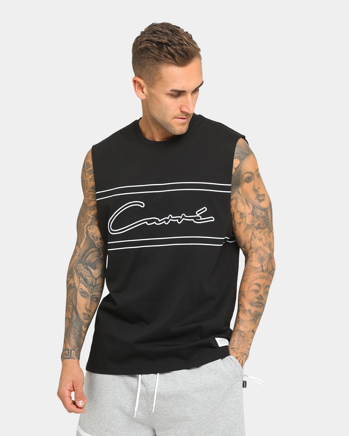 Carré Scripted Outline Muscle Black 3 Carré Scripted Outline Muscle Black