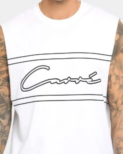 Carré Scripted Outline Muscle White -Champioe Style 02023733 YW100 normal 0022