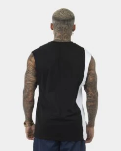 Saint Morta Era Sport Muscle T-Shirt Black/White -Champioe Style 02023977 YB012 mens 40