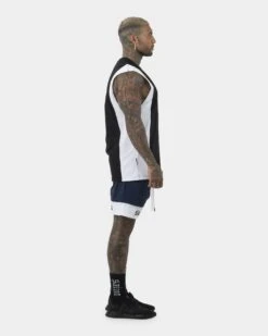 Saint Morta Era Sport Muscle T-Shirt Black/White -Champioe Style 02023977 YB012 mens 50