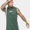 Saint Morta Era Sport Muscle T-Shirt Forest Green/White -Champioe Style 02023977 YF027 mens 0010