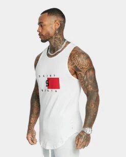 Saint Morta Represent El Duplo Muscle White -Champioe Style 02025013 YW100 mens 0070