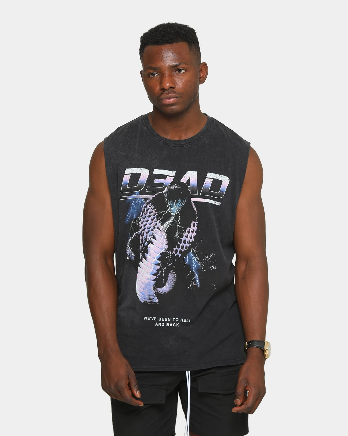 Dead Studios Men's Snake Pit Muscle Shirt Black 3 Dead Studios Men's Snake Pit Muscle Shirt Black