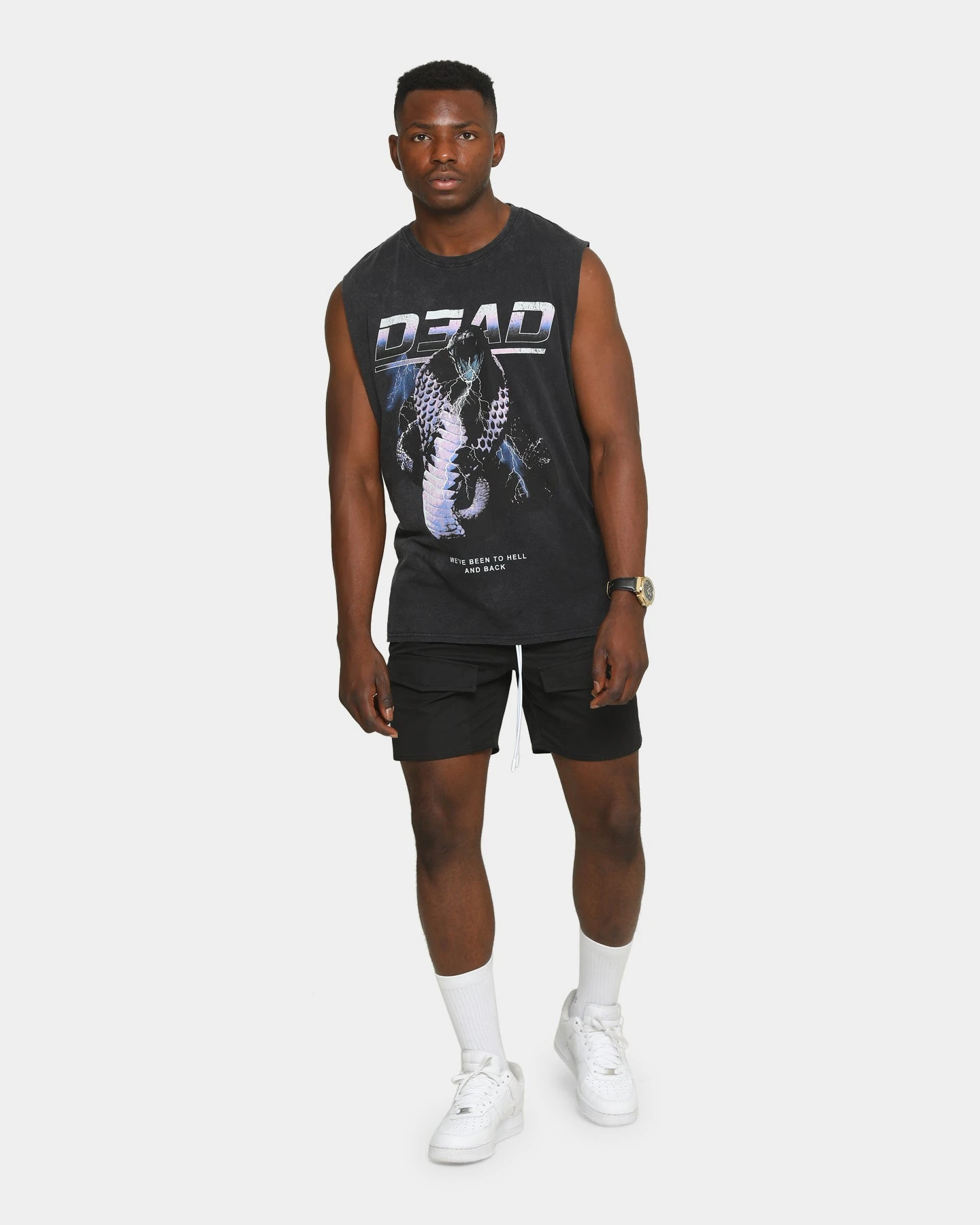 Dead Studios Men's Snake Pit Muscle Shirt Black 4 Dead Studios Men's Snake Pit Muscle Shirt Black - Image 2