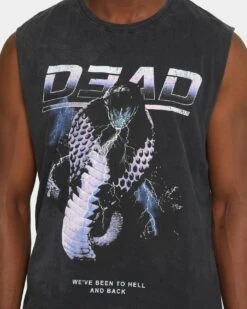 Dead Studios Men's Snake Pit Muscle Shirt Black 10 Dead Studios Men's Snake Pit Muscle Shirt Black -Champioe Style 02025290 YB001 mens 0040