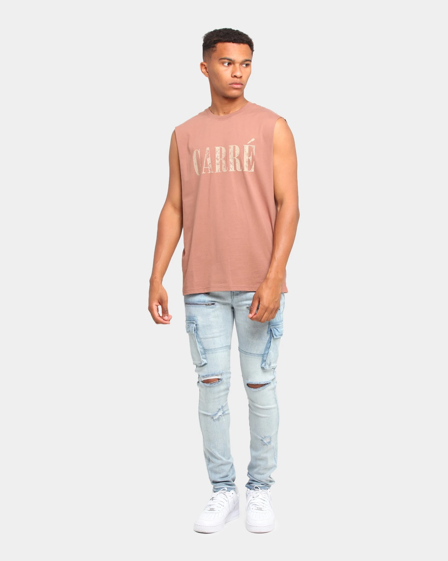 Carré Declaration Muscle T-Shirt Brown 4 Carré Declaration Muscle T-Shirt Brown - Image 2