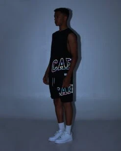 Carré Enorme Classique Reflective Muscle T-Shirt Black/Multi -Champioe Style 02026677 YB453 mens 0026