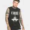 Carré Le Coq Classique Muscle T-Shirt Washed Black -Champioe Style 02026678 YW607 mens 0020