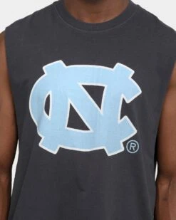 NATIONAL COLLEGIATE ATHLETIC ASSC UNC Team Crest Faded Muscle Vintage Black -Champioe Style 02026810 YV009 mens 00040