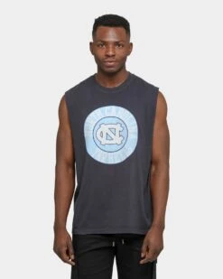 NATIONAL COLLEGIATE ATHLETIC ASSC UNC Team Crest Vintage Muscle Vintage Black