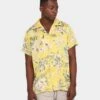 Club Paradise Lounge Shirt Yellow -Champioe Style 02027179 YY001 mens 00020