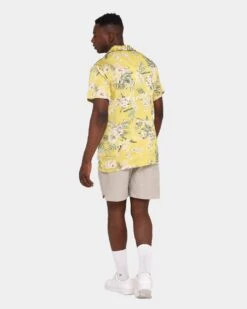 Club Paradise Lounge Shirt Yellow -Champioe Style 02027179 YY001 mens 00060