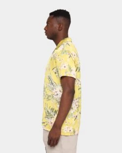 Club Paradise Lounge Shirt Yellow -Champioe Style 02027179 YY001 mens 00090