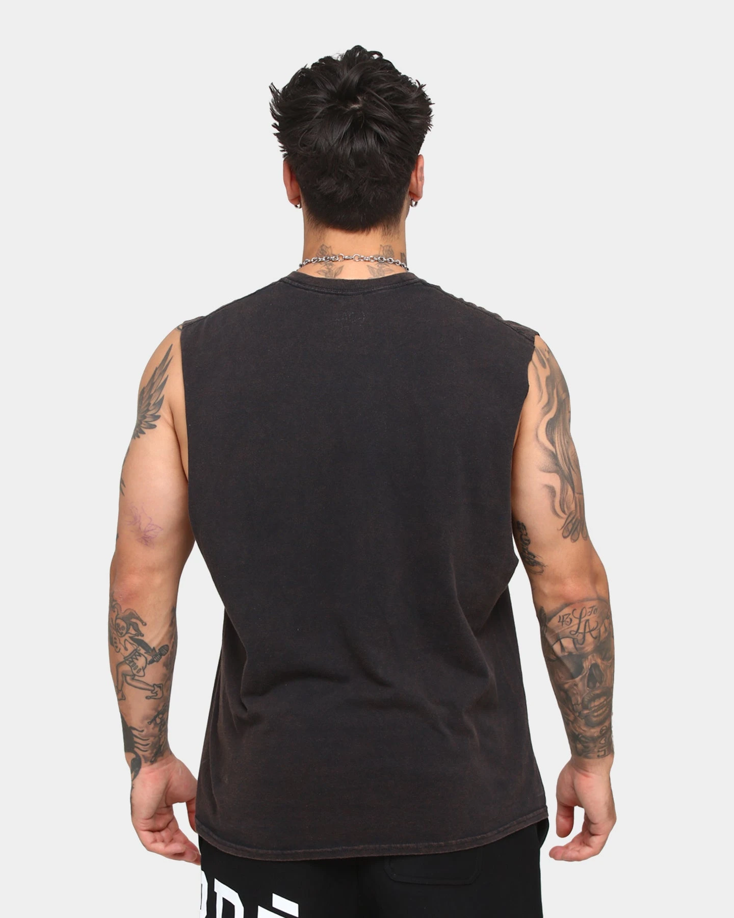 Goat Crew Metal Rodman Vintage Muscle T-Shirt Black Wash 6 Goat Crew Metal Rodman Vintage Muscle T-Shirt Black Wash - Image 4