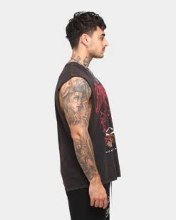 Goat Crew Metal Rodman Vintage Muscle T-Shirt Black Wash 12 Goat Crew Metal Rodman Vintage Muscle T-Shirt Black Wash -Champioe Style 02027233 YB295 mens 0060