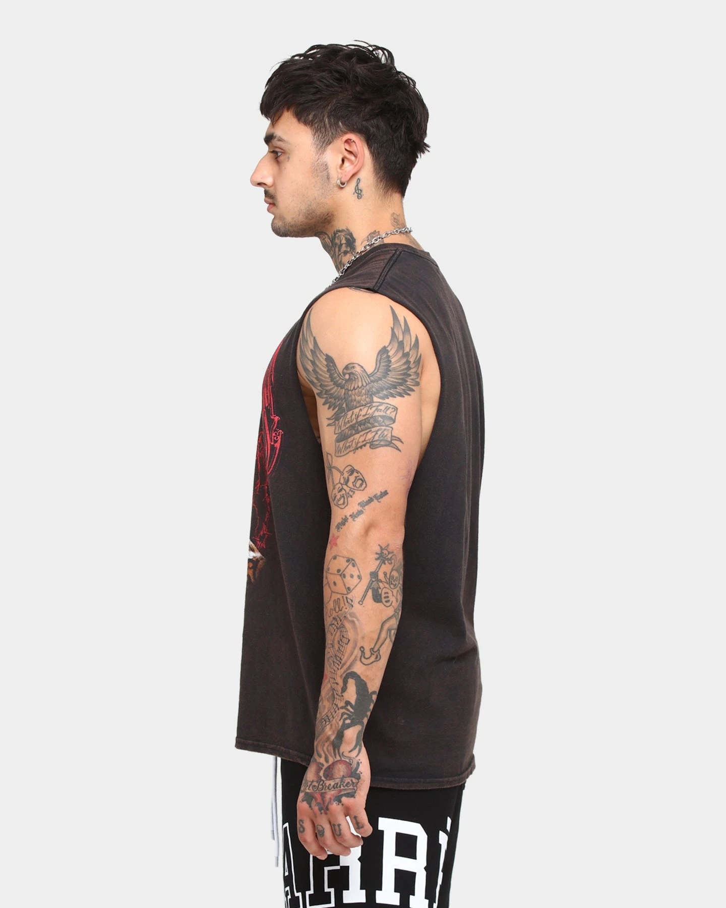 Goat Crew Metal Rodman Vintage Muscle T-Shirt Black Wash 8 Goat Crew Metal Rodman Vintage Muscle T-Shirt Black Wash - Image 6