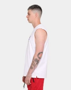 Carré Stripes Classique Muscle T-Shirt White -Champioe Style 02027478 YW100 mens 0060