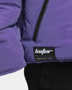 Loiter Reflective Spectrum Puffer Jacket V2 Purple -Champioe Style 02027670 YP200 mens 0060
