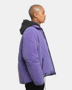 Loiter Reflective Spectrum Puffer Jacket V2 Purple -Champioe Style 02027670 YP200 mens 0070