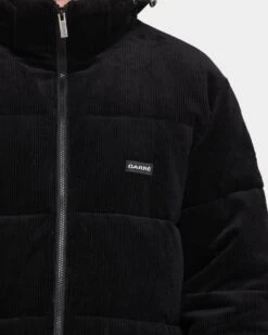 Carré College Cord Puffer Jacket Black -Champioe Style 02028315 YB001 mens 0030