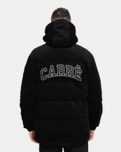 Carré College Cord Puffer Jacket Black -Champioe Style 02028315 YB001 mens 0040