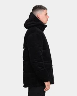 Carré College Cord Puffer Jacket Black -Champioe Style 02028315 YB001 mens 0050