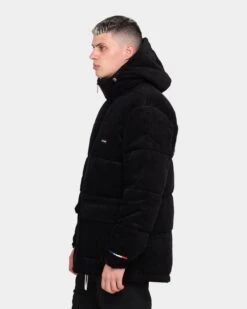 Carré College Cord Puffer Jacket Black -Champioe Style 02028315 YB001 mens 0060