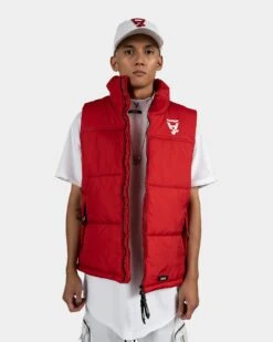 The Anti-Order Hyphen ATD Puffer Vest Red -Champioe Style 02029572 YR001 mens 030 a1d31d40 f6fb 40c6 ac12 485a0833b339