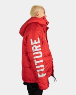 The Anti Order Hyphen ATD Puffer Jacket Red/White -Champioe Style 02029574 YR081 mens 050