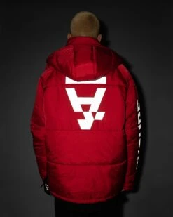 The Anti Order Hyphen ATD Puffer Jacket Red/White -Champioe Style 02029574 YR081 mens 070