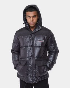 Carré Bossman Puffer Jacket Black -Champioe Style 02029852 YB001 mens 00010
