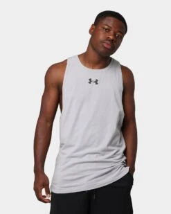 Under Armour UA Baseline Cotton Tank Mod Grey/Black