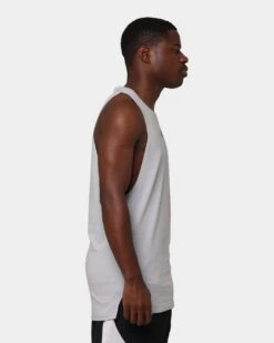 Under Armour UA Baseline Cotton Tank Mod Grey/Black -Champioe Style 02030005 YM480 mens 0050