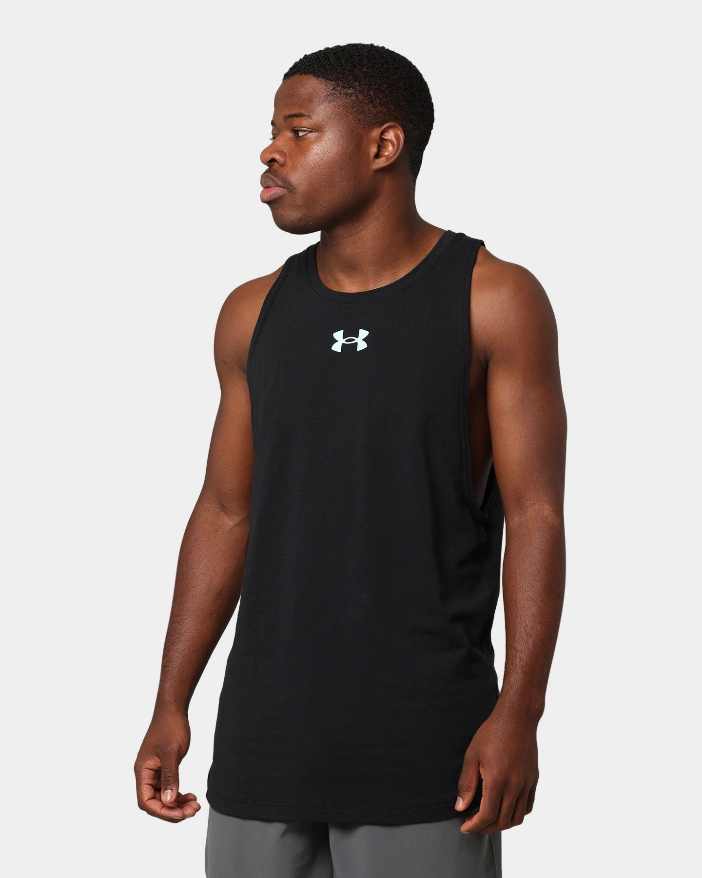 Under Armour UA Baseline Cotton Tank Black 3 Under Armour UA Baseline Cotton Tank Black