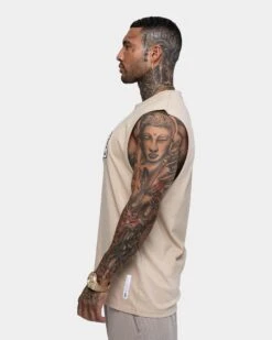 Envogue Allstar Muscle Singlet Stone -Champioe Style 02030016 YS400 mens 0050