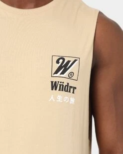 WNDRR Maxwell Muscle Singlet Tan 12 WNDRR Maxwell Muscle Singlet Tan -Champioe Style 02031251 YT001 mens 0030