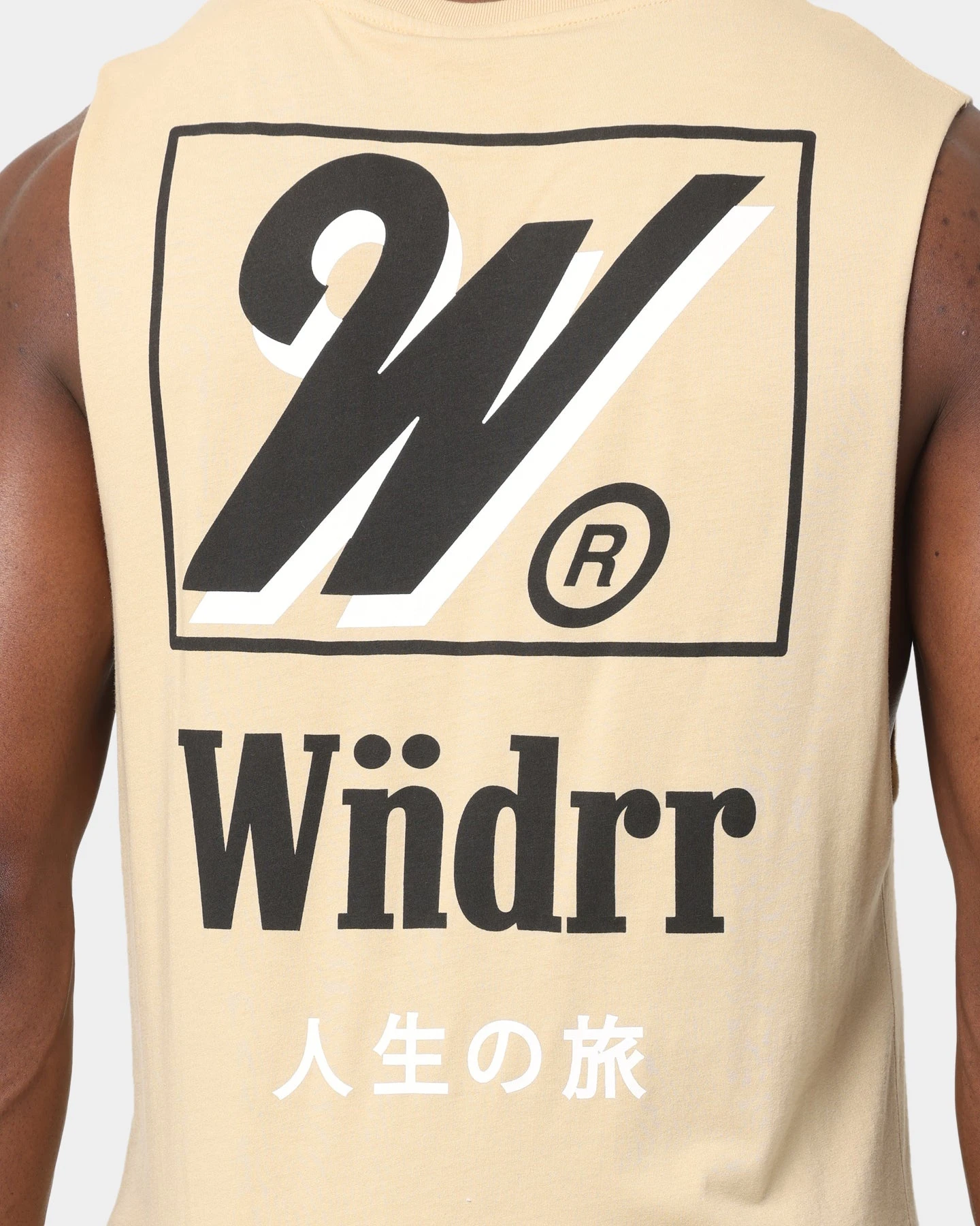WNDRR Maxwell Muscle Singlet Tan 6 WNDRR Maxwell Muscle Singlet Tan - Image 4